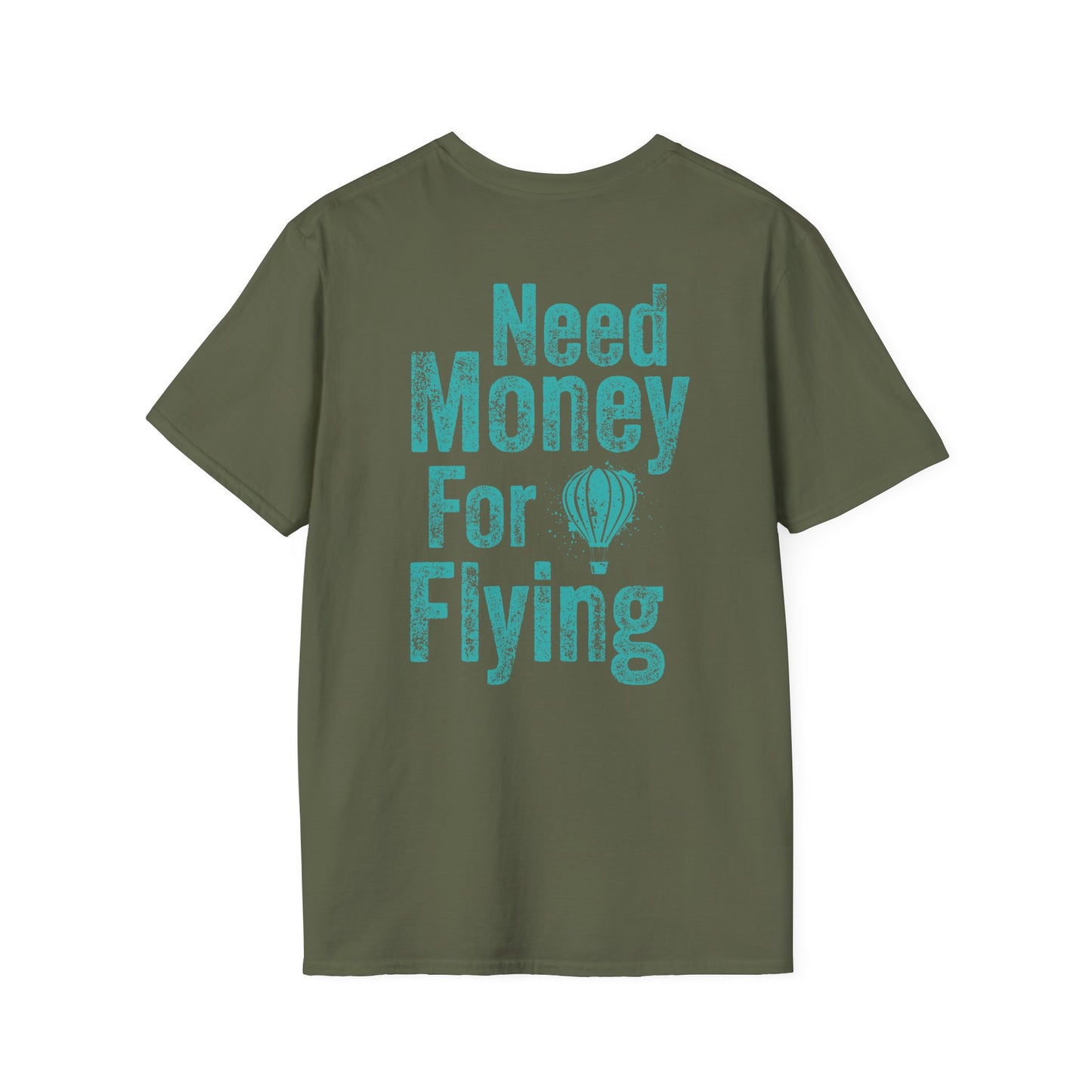 Air Travel T-Shirt, Need Money for Flying Tee, Travel Gift, Adventure Shirt, Vacation Top, Airplane Enthusiast Apparel