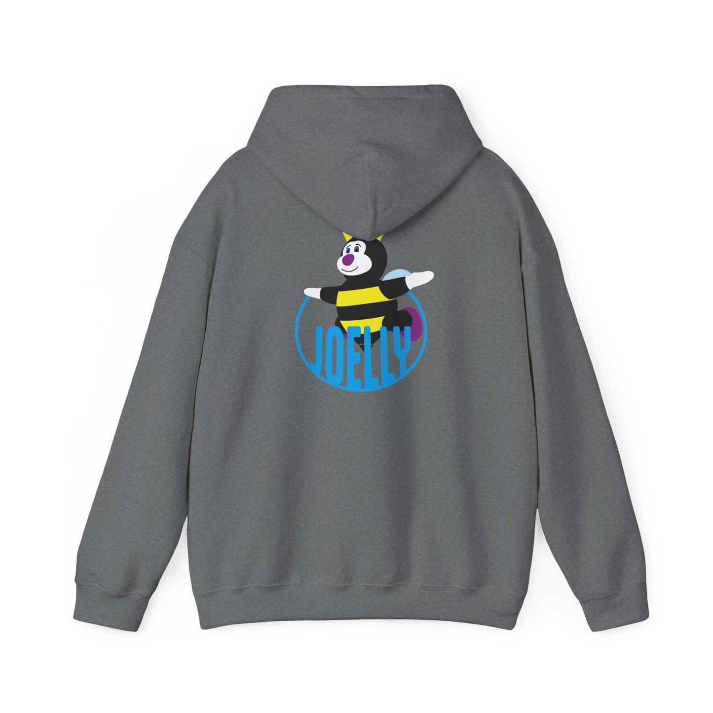 Whimsical Cartoon Bee Hoodie, Cozy Unisex Sweatshirt, Fun Gift for Kids, Perfect for Birthdays, Outdoor Adventures, Playful Style