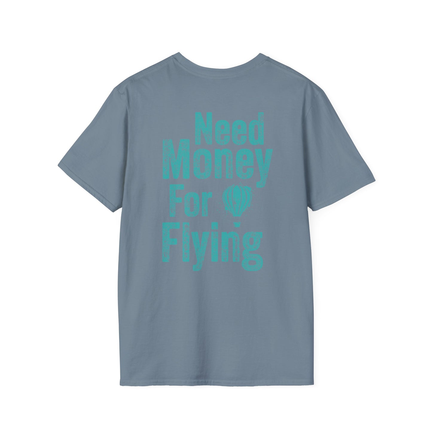 Air Travel T-Shirt, Need Money for Flying Tee, Travel Gift, Adventure Shirt, Vacation Top, Airplane Enthusiast Apparel