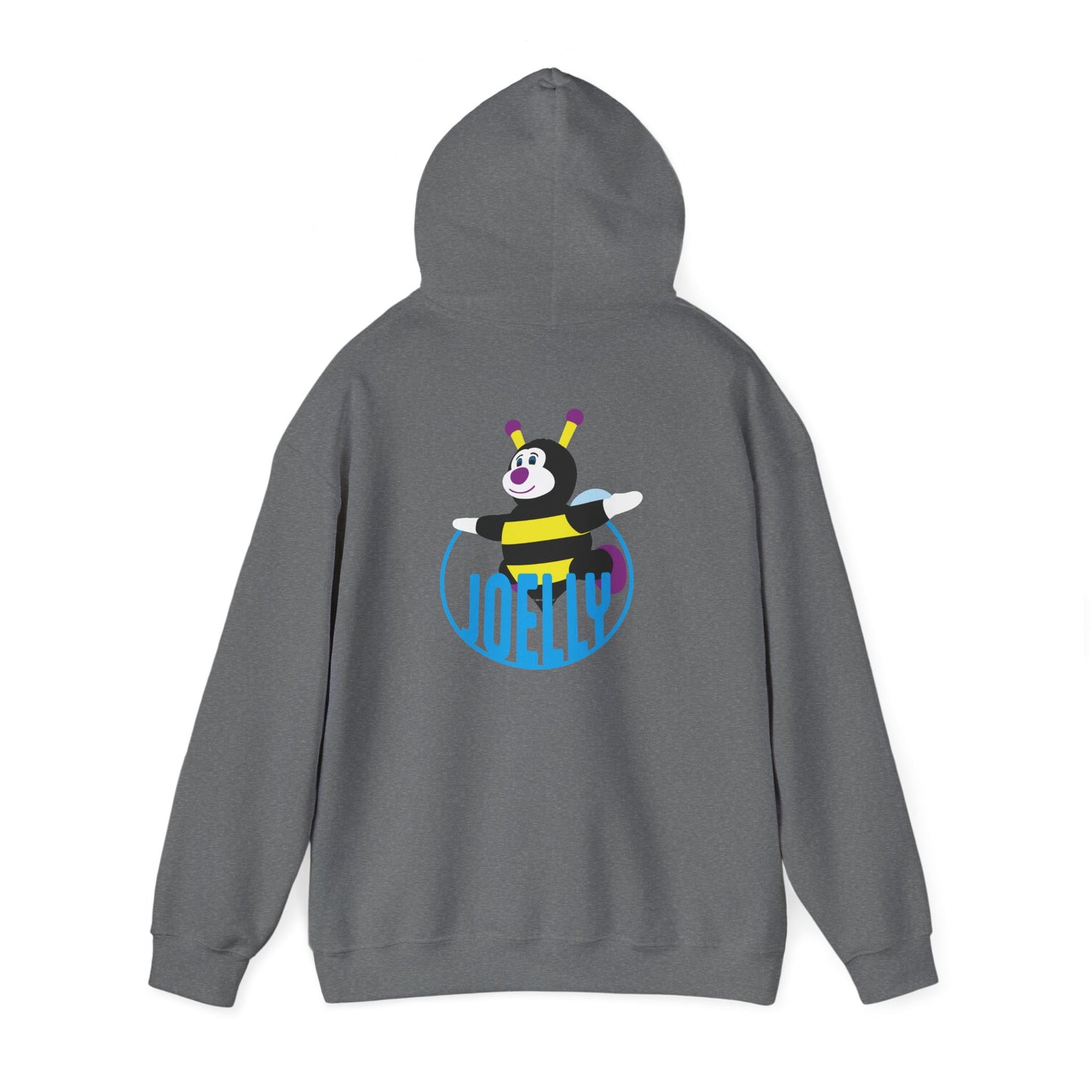 Whimsical Cartoon Bee Hoodie, Cozy Unisex Sweatshirt, Fun Gift for Kids, Perfect for Birthdays, Outdoor Adventures, Playful Style