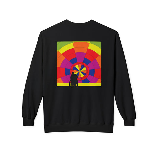 Rolling Pilot in balloon hoodie