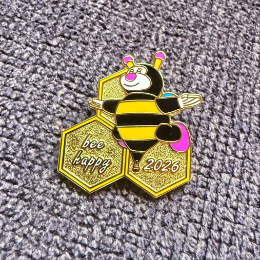 2026 Joelly Bee Happy Pin